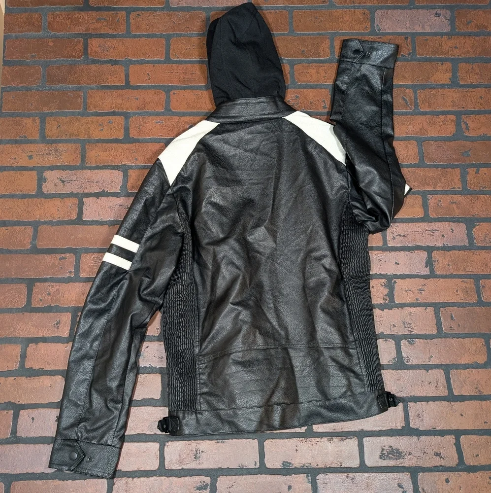 Fried Denim Men's M Hooded Performance‎ Motorcycle Jacket - Picture 14 of 16